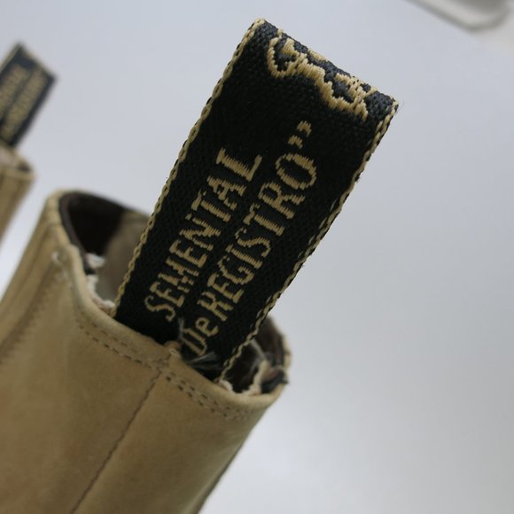 Semental de Registro Dirty Nubuck Leather Chelsea Boots Made in Mexico 28 9 - Picture 8 of 9